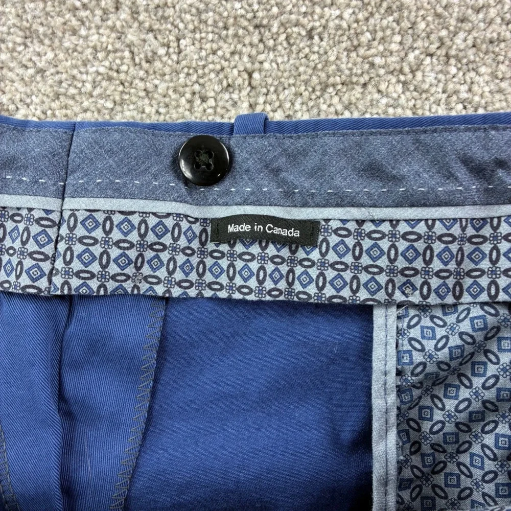 Coppley Mens 43R Dean  Flat Front Cotton Blend Dress Pants Career‎ Preppy Casual